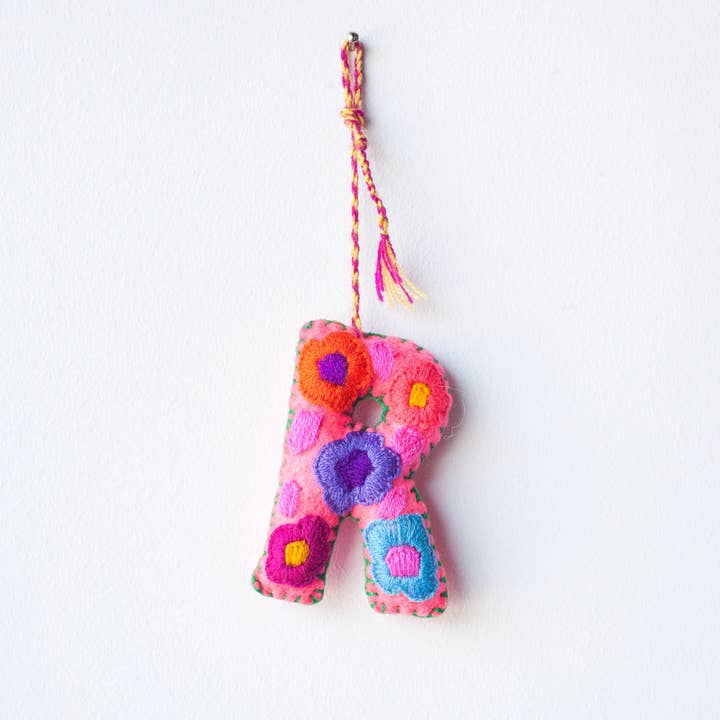 Jitana - Wholesale Ornament - Embroidered Felt Letter18
