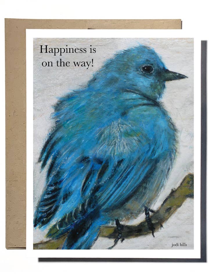 happiness on the way ⎮ Birds Greeting Card for wholesale by Studio J by Jodi Hills