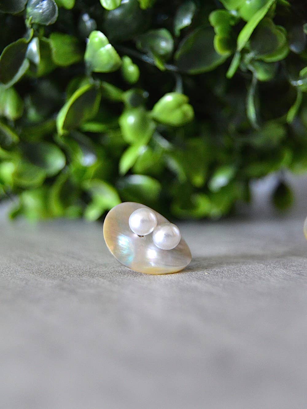 NATURE ET LIN - Wholesale Dangle Earrings - PERLES - Round stud earrings made in France3