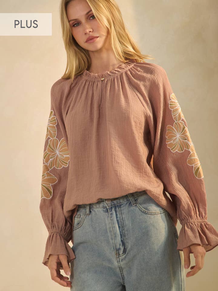 Blouse Paysanne Plus Froissée pour la vente par Oddi