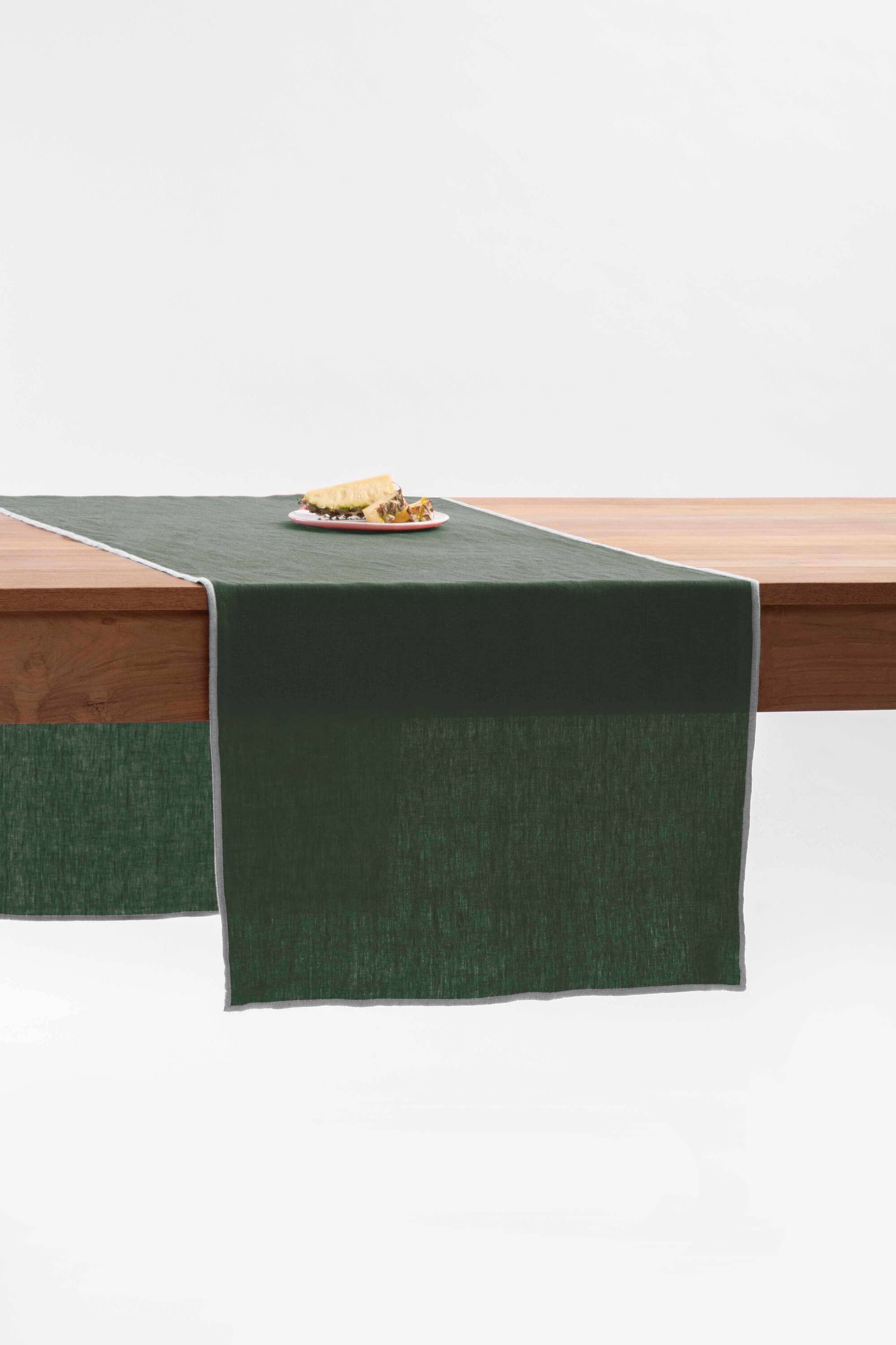 Live Linen - Wholesale Table Runner - Grey Needle Linen Table Runner – Premium5