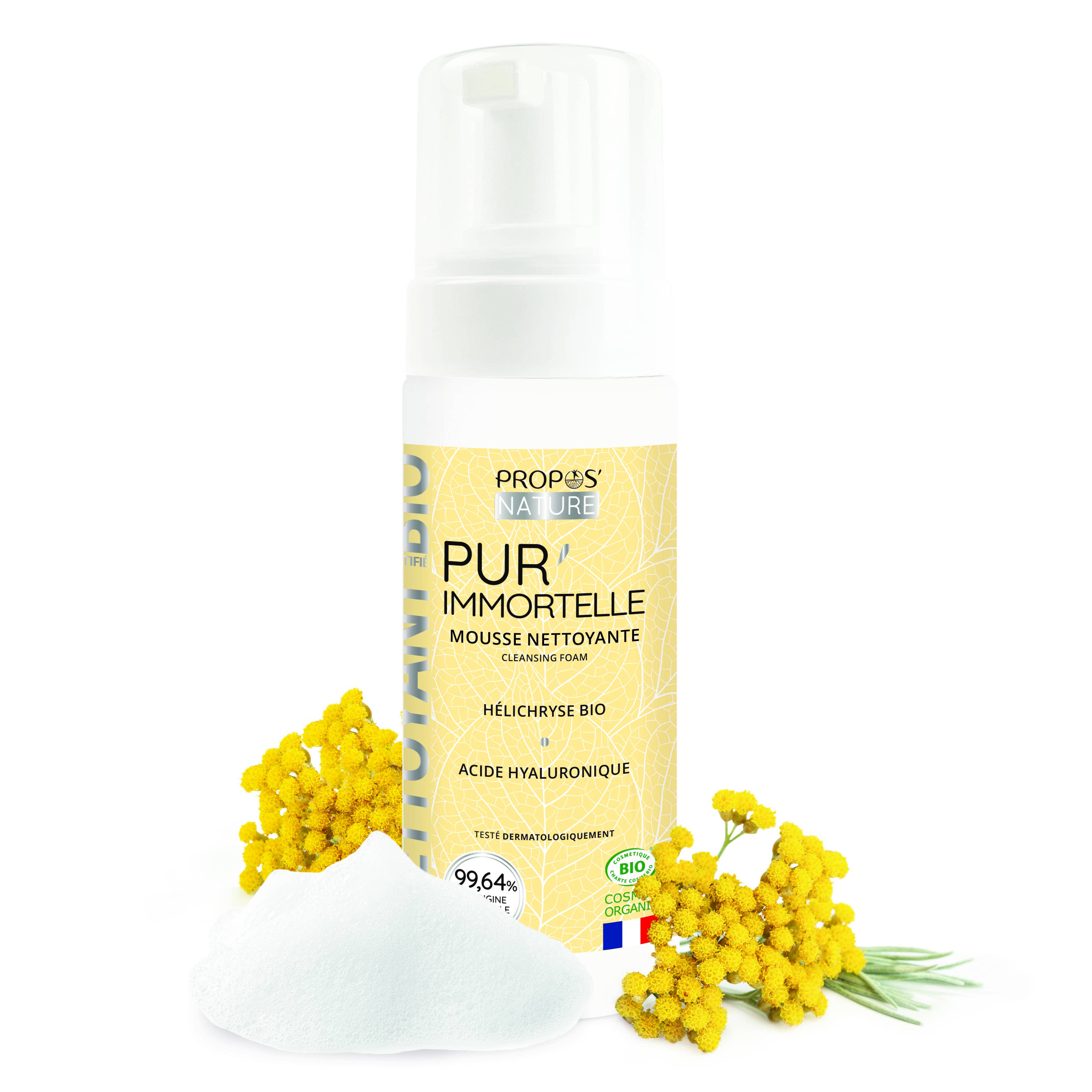 Propos'Nature - Wholesale Facial Cleanser - Pur'immortelle Organic Cleansing Foam - Makeup Remover - 150ml1