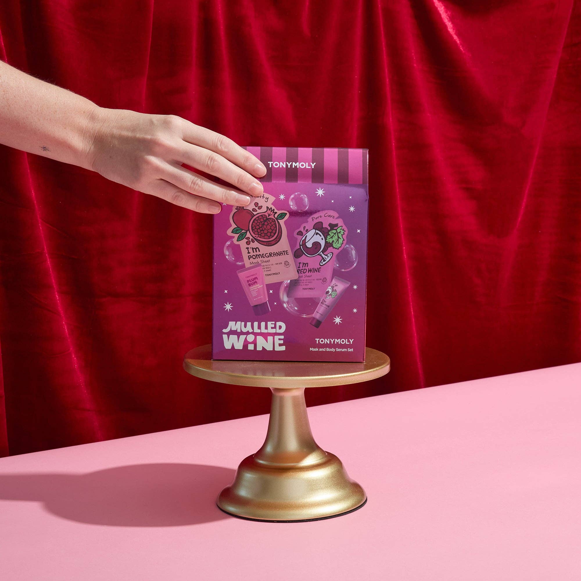 TONYMOLY - Wholesale Facial Care Set/Kit - Mulled Wine Face & Body Set2