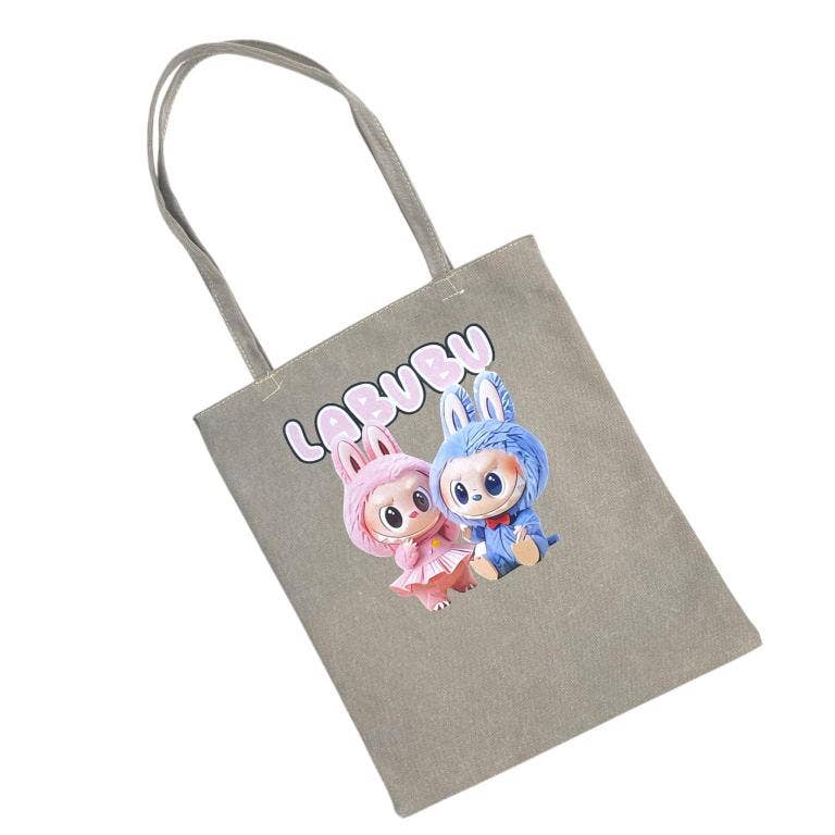 Chenson & Gorett - Wholesale Tote Bag - Women's - Labubu Design Canvas Tote Bag for Women 580197