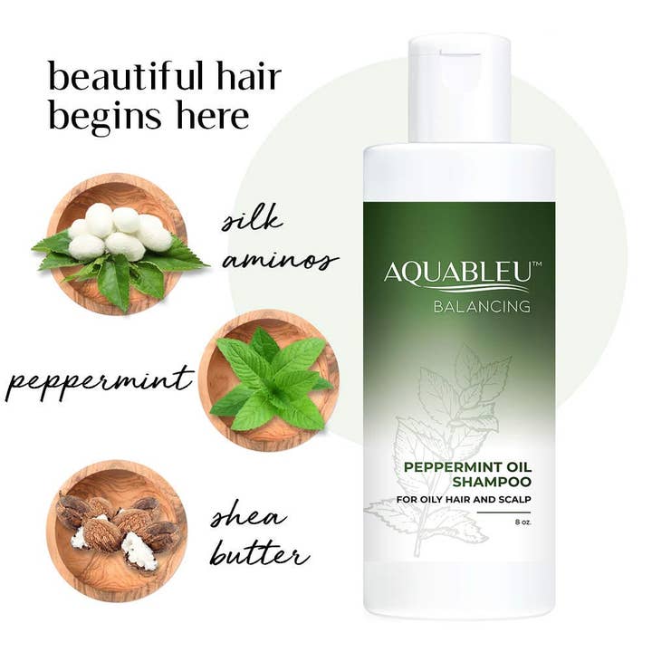 Aquableu - Wholesale Shampoo - Pepermuntolie Shampoo 8oz4