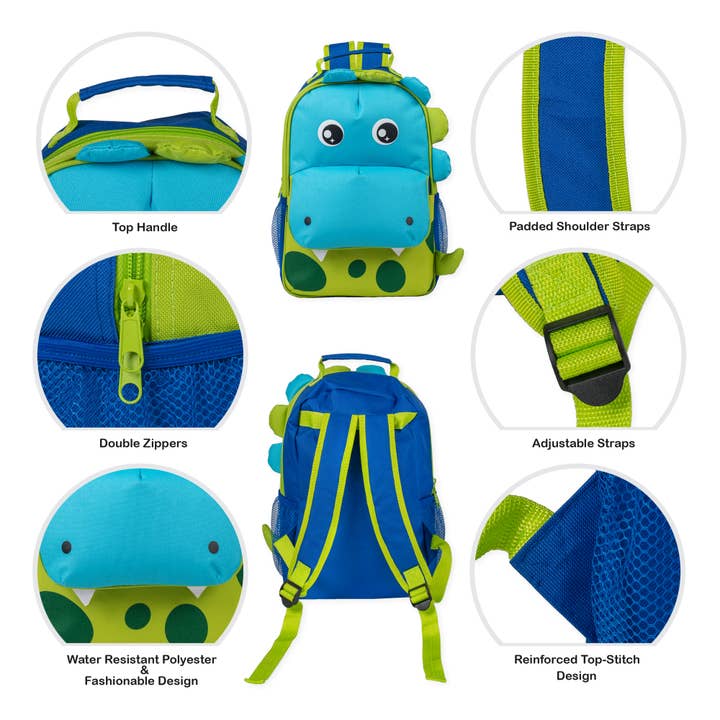 EAST AVENUE - Wholesale Backpack – Child - Toddler Dinosaur Backpack2