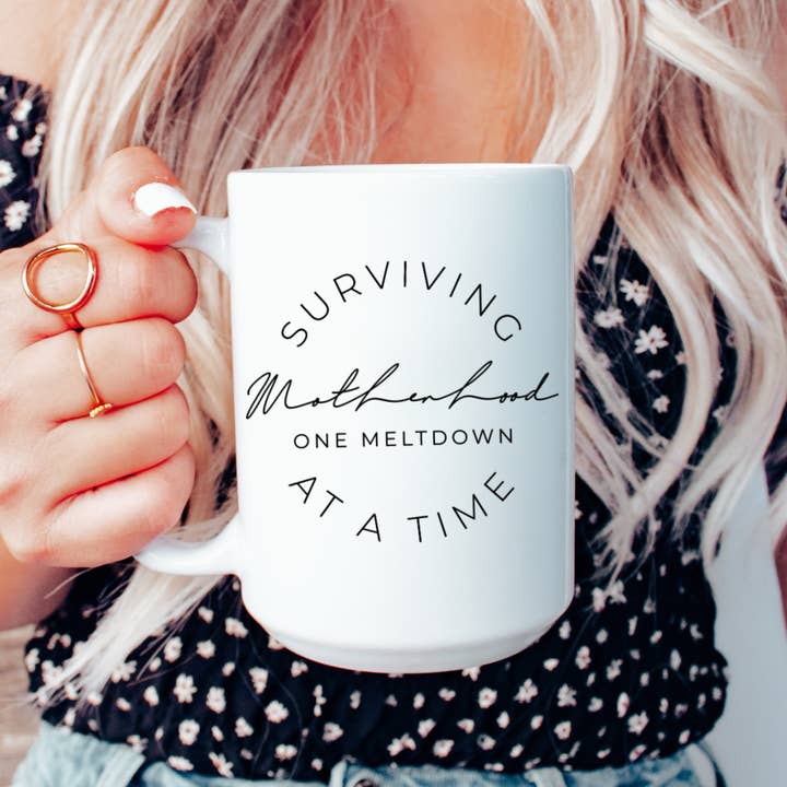 Mug and Mini - Wholesale Coffee Mug - Surviving motherhood mug, Mom gift, Mother's day, coffee mug
