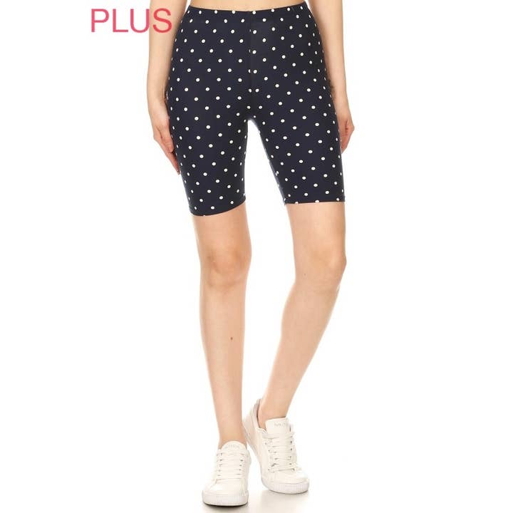 MULTI Pantaloncini da bici Plus Size Buttery Soft Print in vendita all'ingrosso su Faire1
