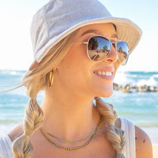 Naomi's Happy Place Shop - Wholesale Bucket Hat - Women's - CC Terry Cloth Bucket Hat15