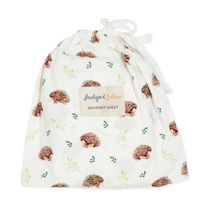 Bassinet Sheet - Echidna for wholesale by Indigo & Lellow