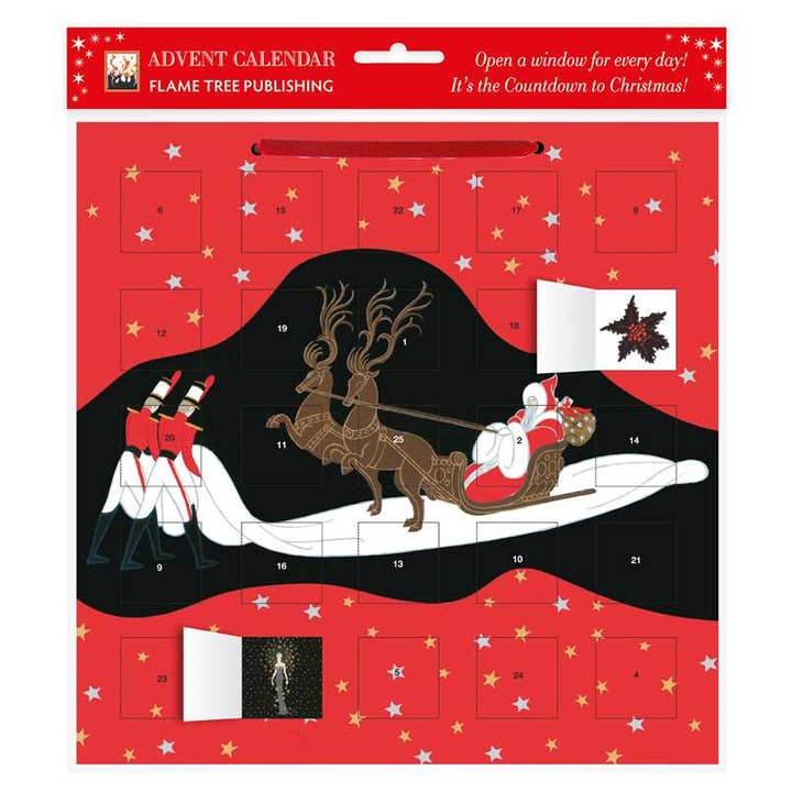 Entrance of Santa Claus advent calendar by for wholesale by Simon & Schuster