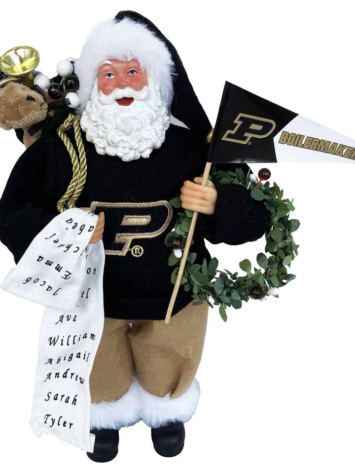 12" Purdue Boilermakers Proud Santa and other Purchase Wholesale purdue. Free Returns & Net 60 Terms on Faire trending on Faire.
