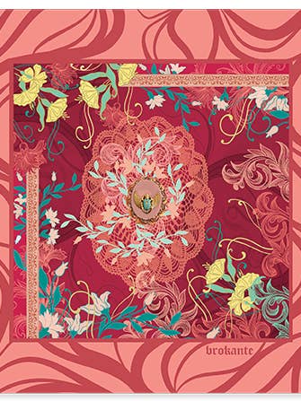 Modal square 70x70cm CLEOPATRE RUBIS for wholesale by BROKANTE