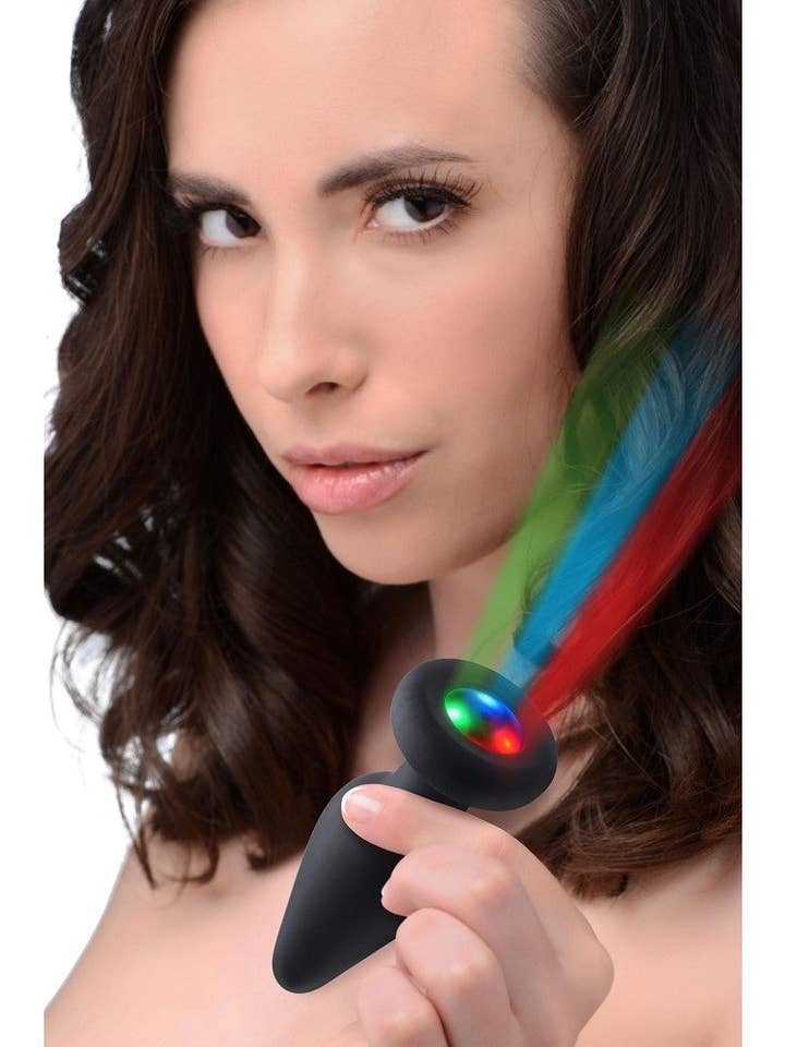 Beleuchteter Analplug aus Silikon für den Großhandel von Booty Sparks