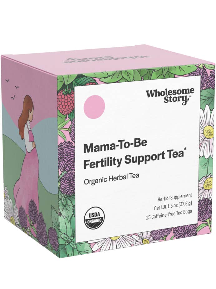 Mama-To-Be Fertility Support Tea for wholesale by Wholesome Story