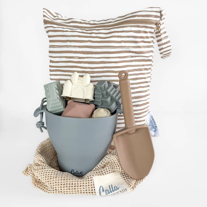 Calla & Friends - Wholesale Beach/Pool Toy - Kids & Baby - Ellie Silicone Beach Toy Set4