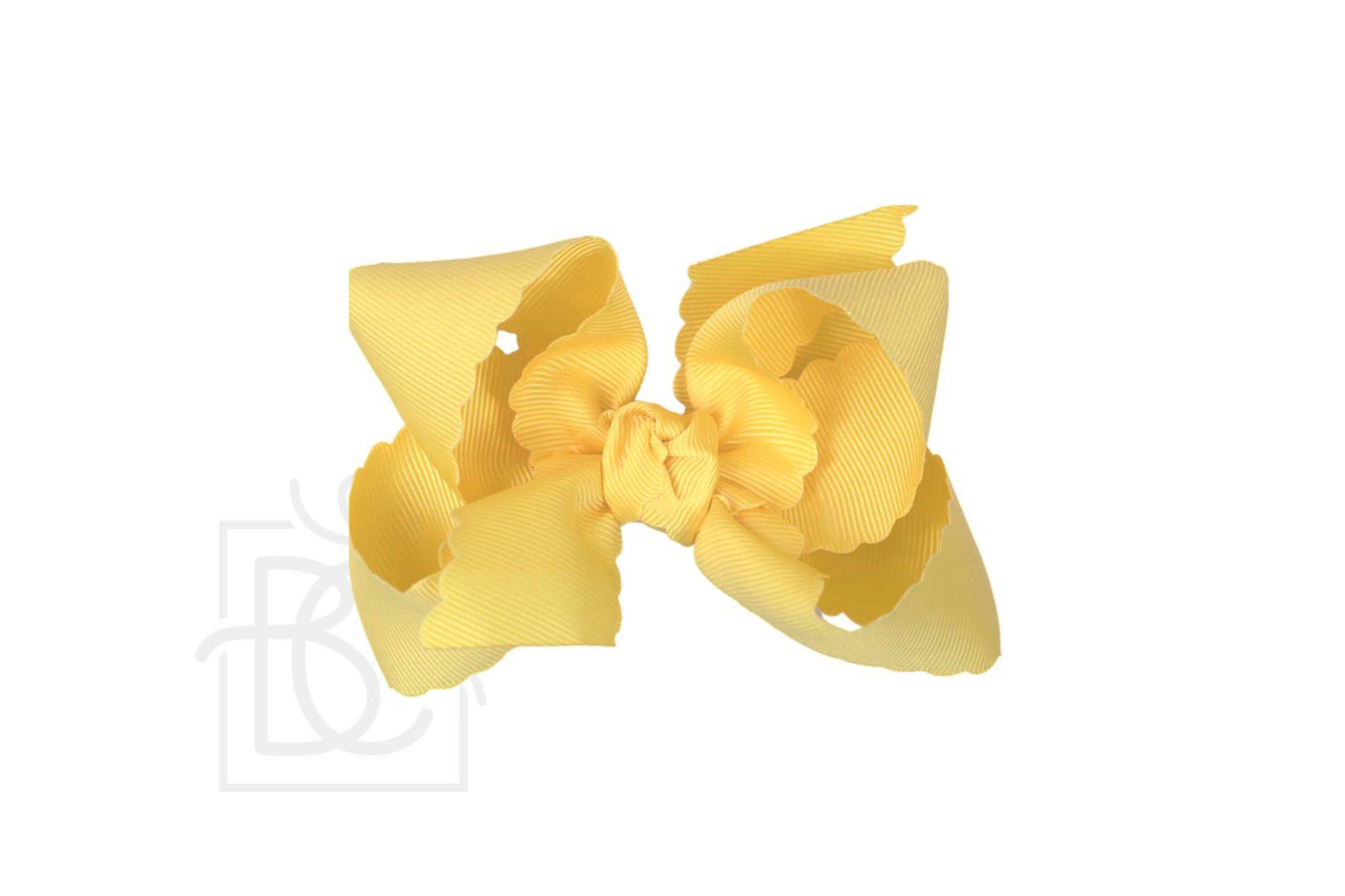 Beyond Creations, LLC – wholesale Hair bow – Kids – SCALLOPED EDGE BOW63