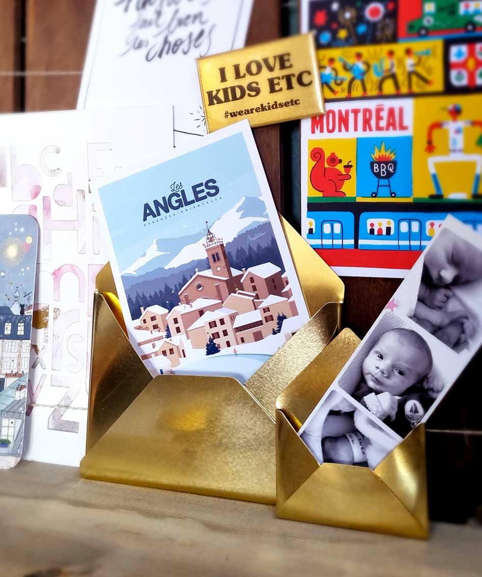 Delphine Plisson - Vendita all'ingrosso Decorazione da parete 3D - Busta da parete in ottone mini o grande1