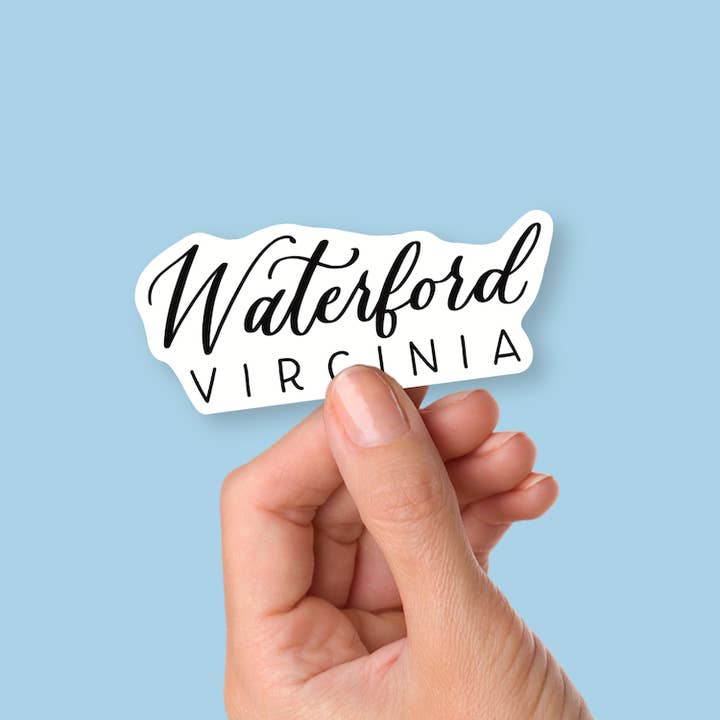 Waterford Virginia Town Stickers | Loudoun County Sticker for wholesale by Shop Like You Live Here