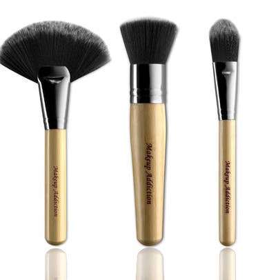 Vegan Core Face Bamboo Synthetic Brush Set for wholesale by Makeup Addiction
