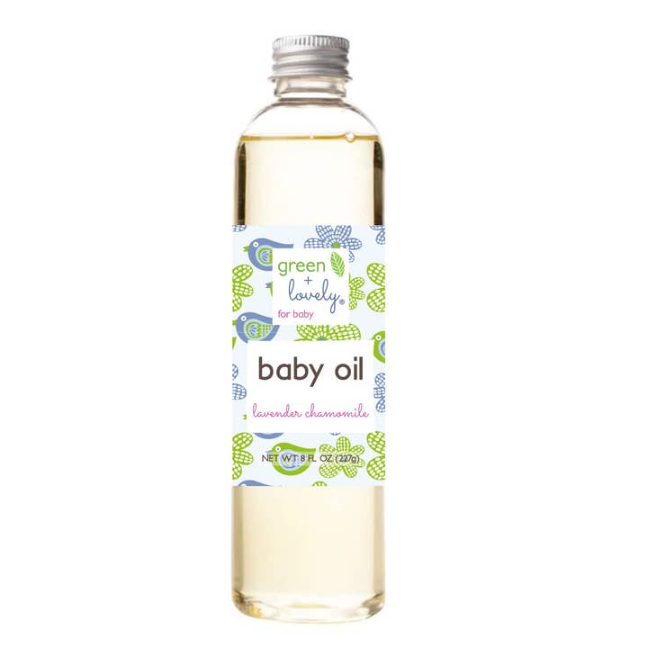 green + lovely - Wholesale Bath/Body Oil - Baby - Baby Oil, Lavender Chamomile - Mineral Oil Free