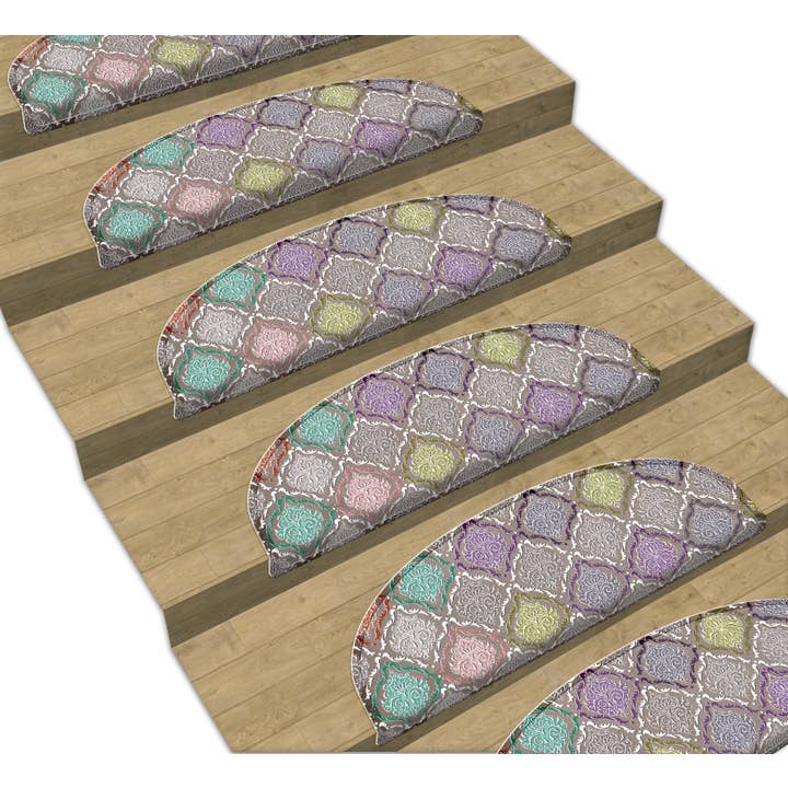 Vitaus 16 Tapis d'escalier damassé 3131 pour la vente par Vitaus