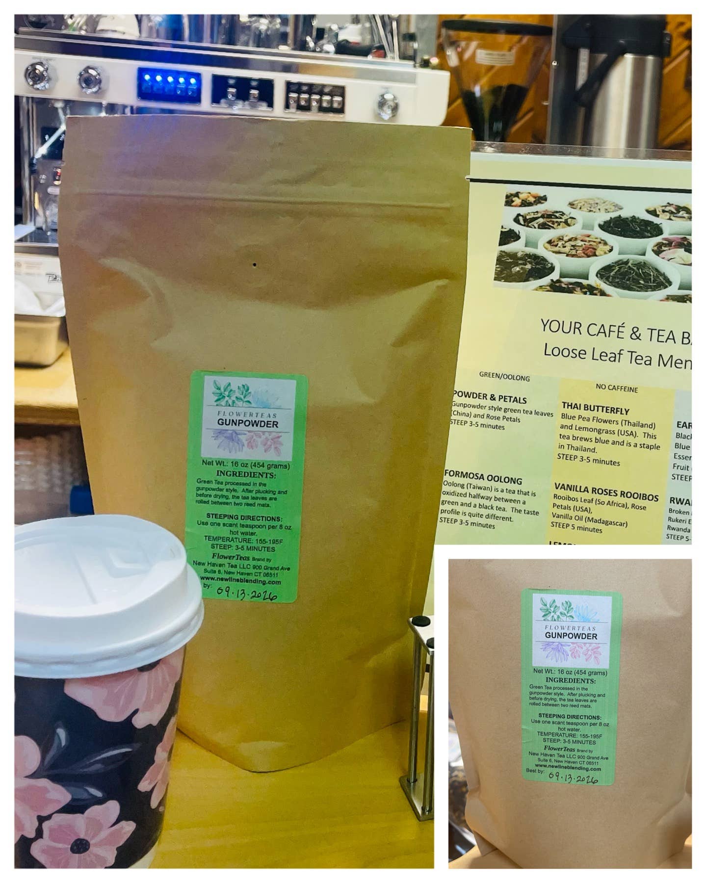 FlowerTeas – Engroshandel Løs te – Løsbladet te i løs vægt 1 lbs Kommerciel brygning Fødevareservice29