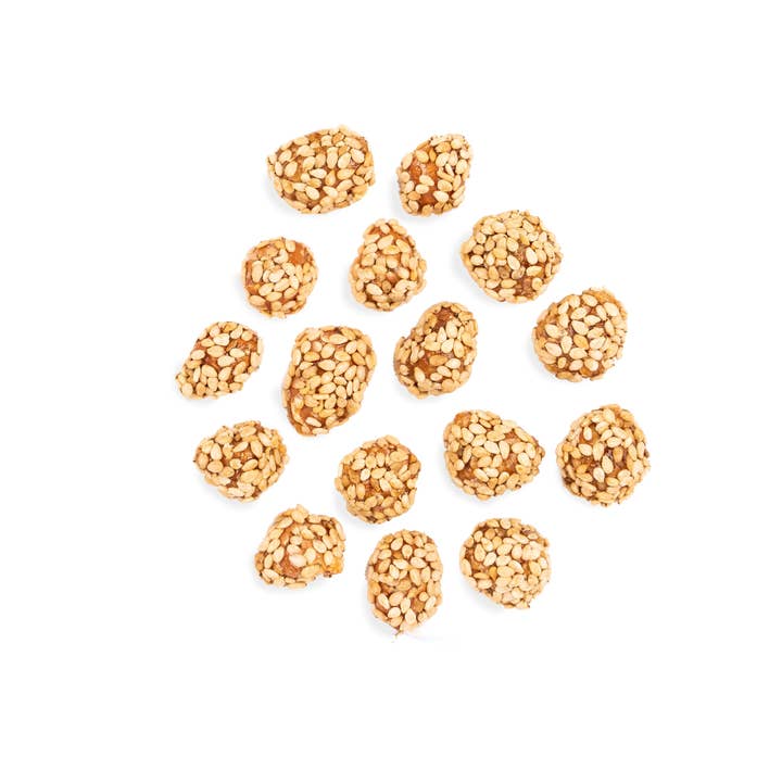 Biologische Sesam Honing Pinda's Los - doos van 5kg voor wholesale door Happy Hours en Biovallée