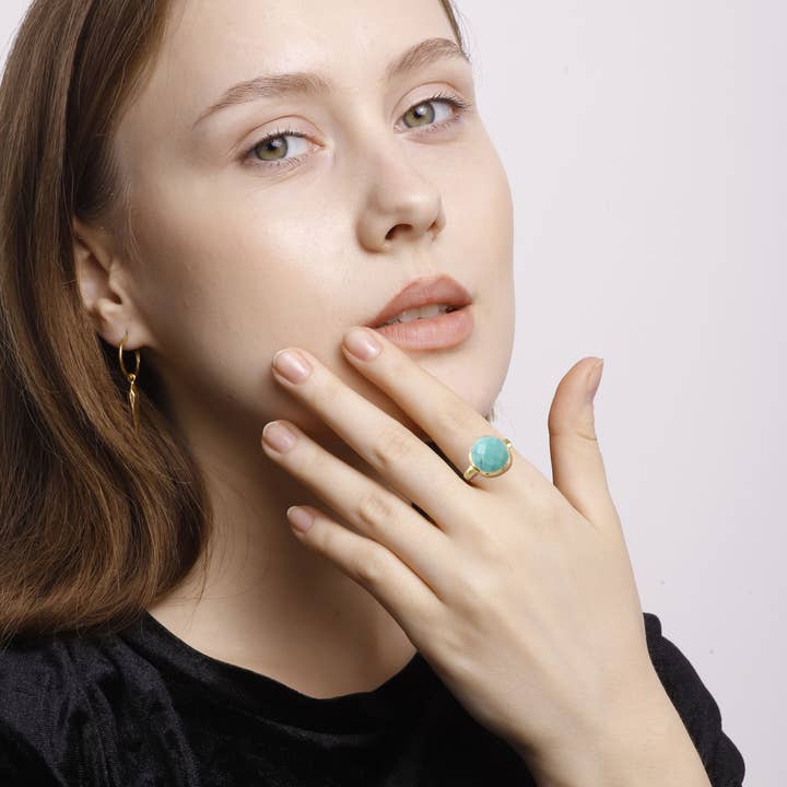 Vama Couture - Wholesale Cocktail/statement ring - Vama | Peoria Ring | Metal-Sterling Silver 1