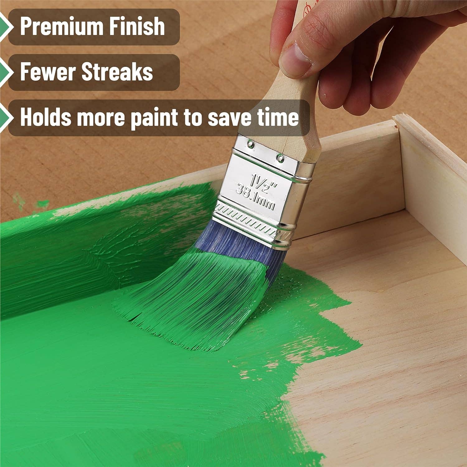 Bates Choice – Engroshandel Maling/vokspensel – Bates- Malerpensler, 5-pak3