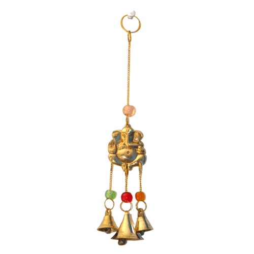 Eastern Trading - Wholesale Bell - Hanging Bells With Metal Ganesha0
