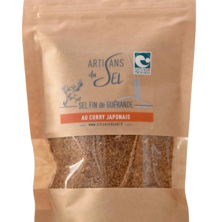 Artisans du sel - Wholesale Dried Spice Mix - Recharge sel fin de Guérande au curry japonais