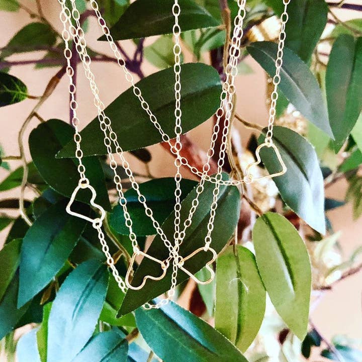 Heart Gold Filled Necklace for wholesale by LIV Rose Jewelry