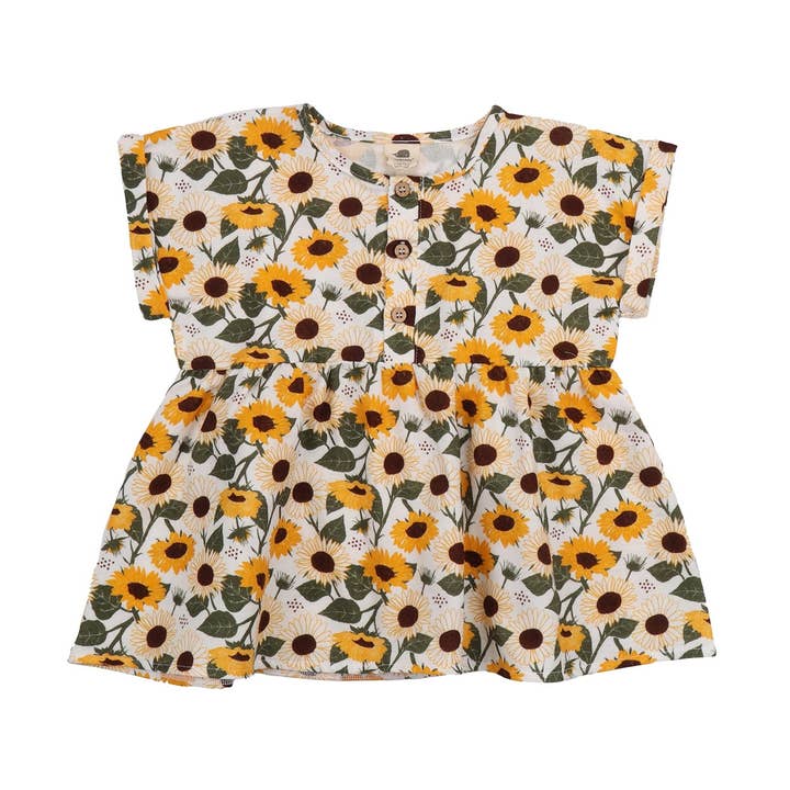 Solsikke-bluse for engroshandel hos walkiddy