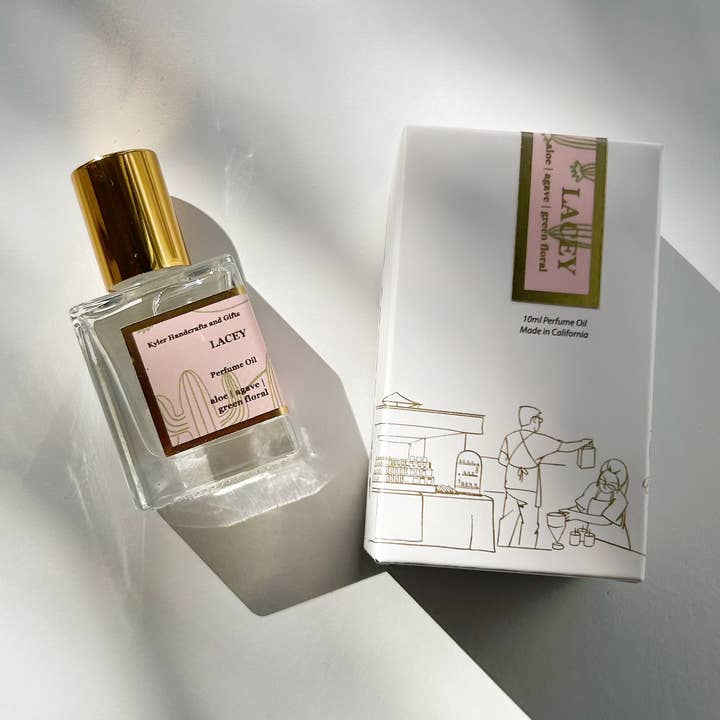 Lacey (Cactus) - Roll-On Perfume Oil (w/ New Packaging Box) for wholesale by Kyler Handcrafts and Gifts
