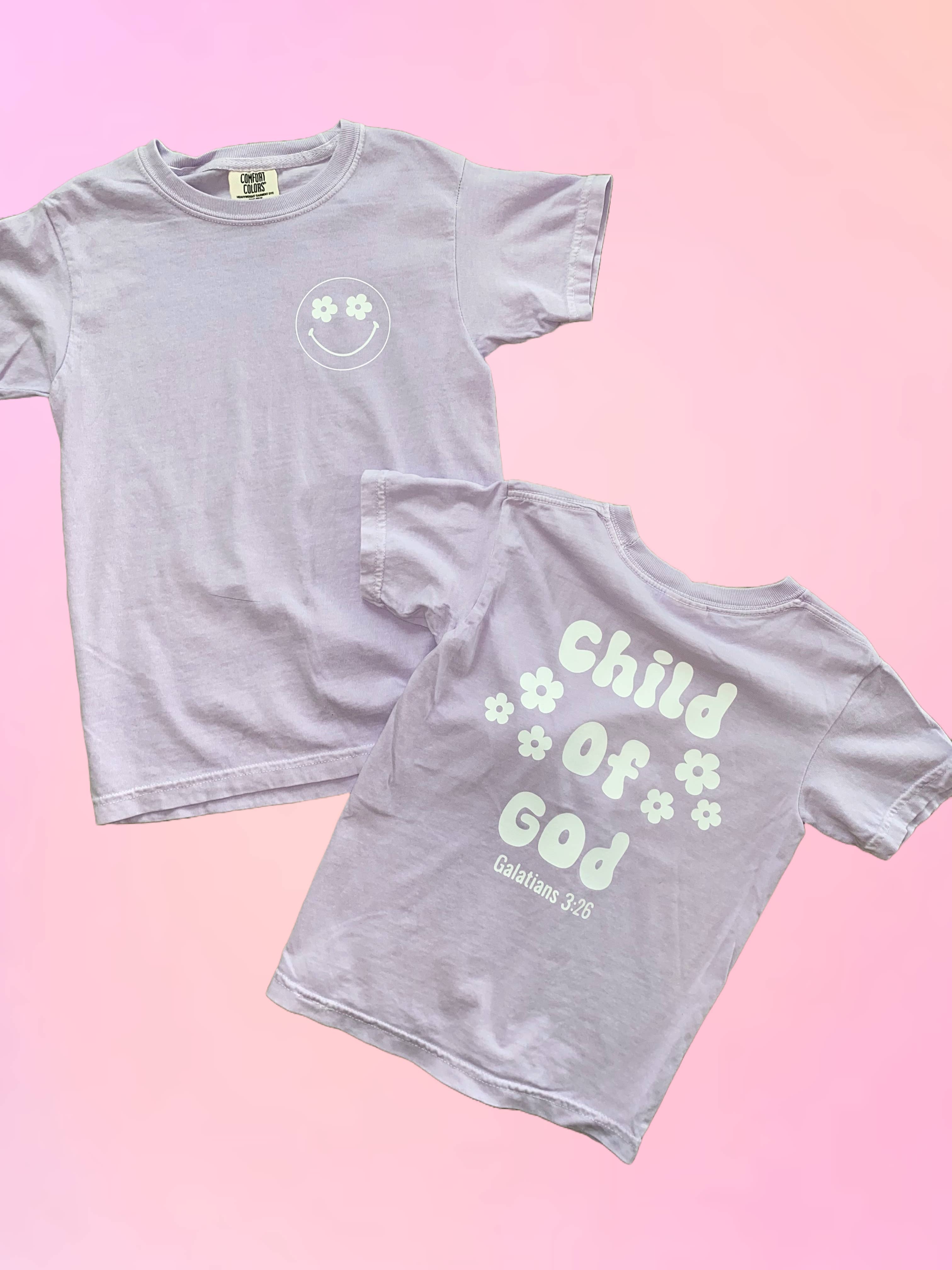 Gracie's Closet - Wholesale Screen Printed T-Shirt - Kids - Child of God Tee - Youth