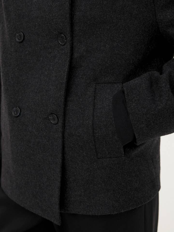 NOYOCO - Wholesale Jas - Dames - Velia Antraciet Jas6