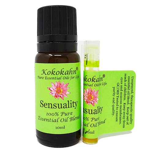 Mélange d'huiles essentielles Sensuality pour la vente par Kokokahn Essential Oils