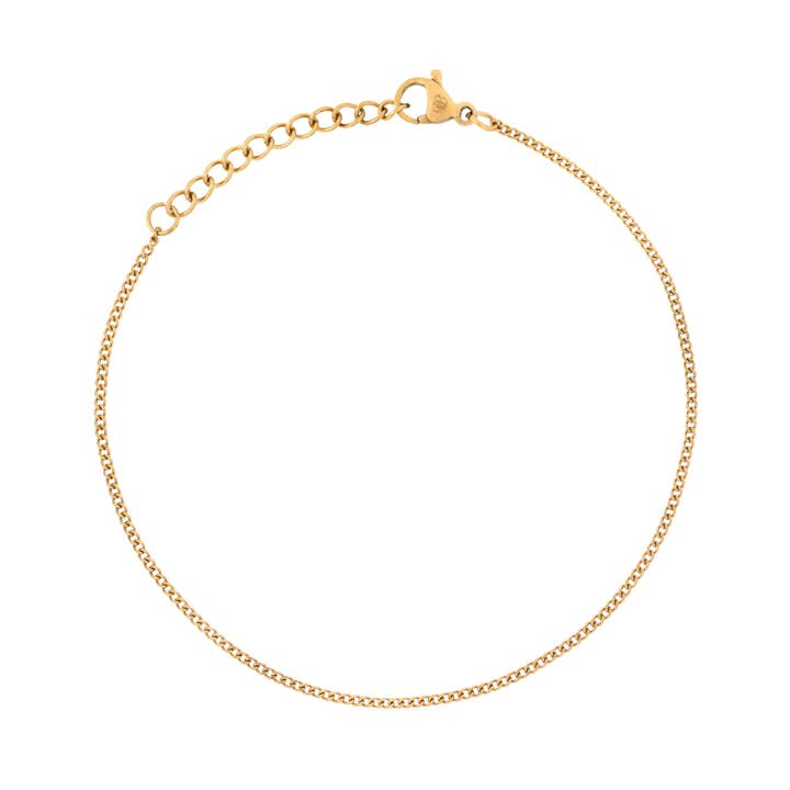 Guld tunn kubanska armband (1,5 MM) för wholesale av Twistedpendant