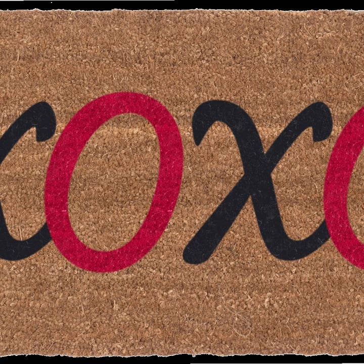 Xoxo Handwoven Coco Doormats for wholesale by CocomatsNMore