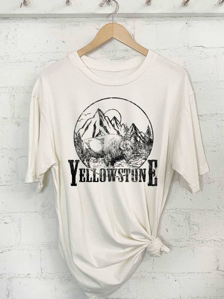 YELLOWSTONE-Oversized Tee for wholesale by Rustee Clothing