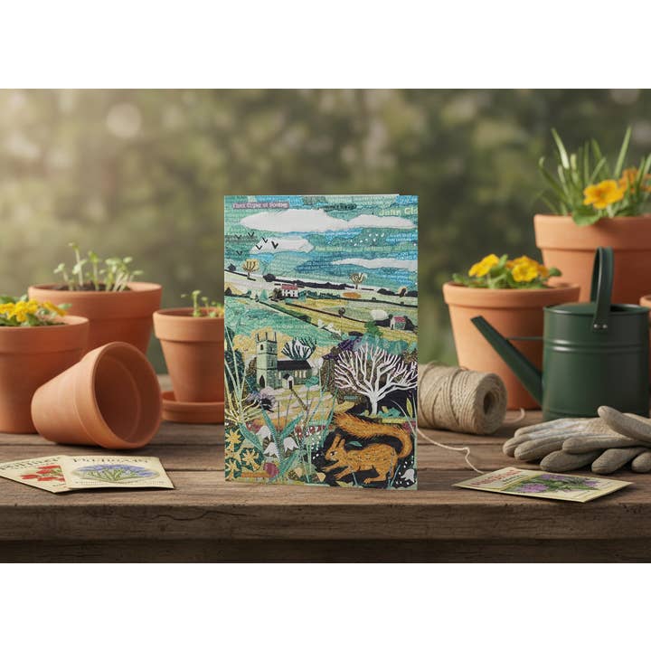 Jamie Poole – wholesale Everyday greeting card – First Sight of Spring – A5 Art Card, Pack of 6, Blank Inside6
