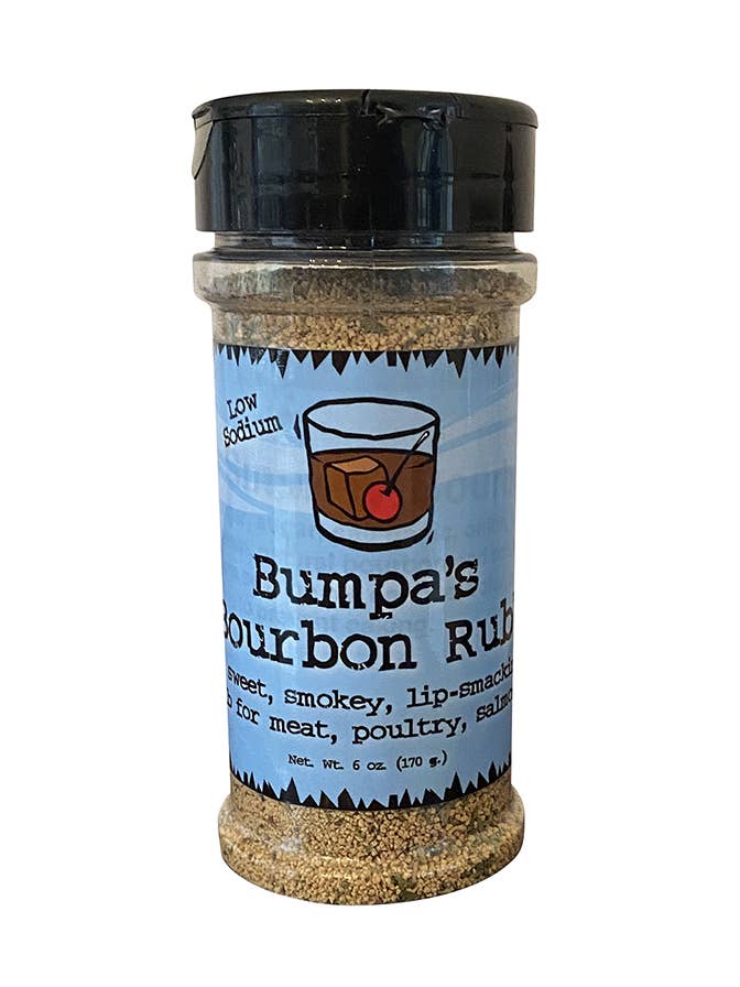 Bumpas Bourbon Rub for wholesale by Mom's Gourmet LLC