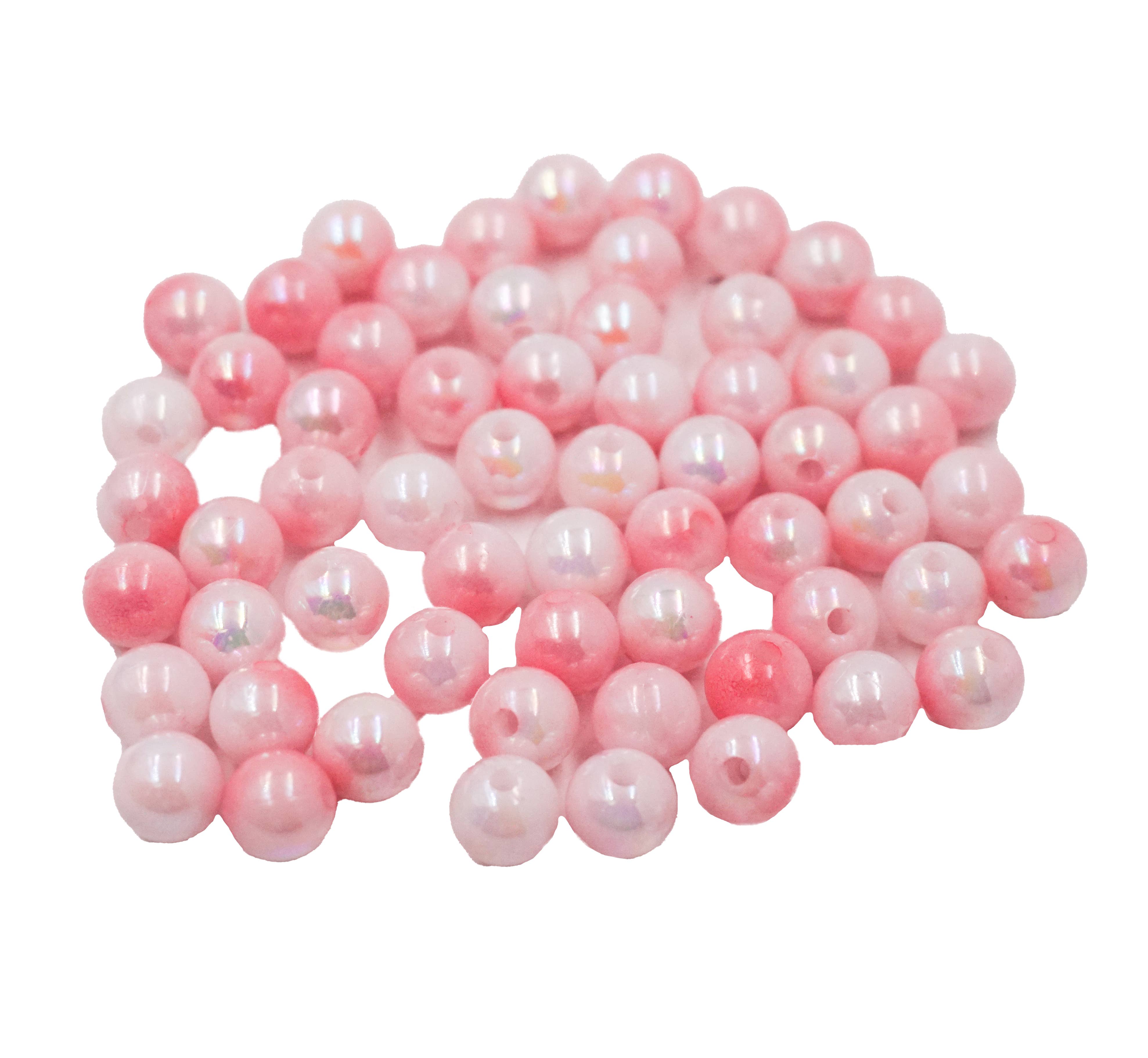 Angels Craft – wholesale Pärlor – Akrylpärlor – Blandade AB-färger, 8 mm4