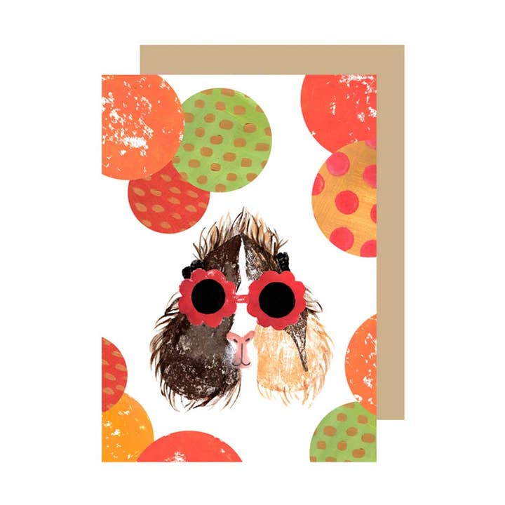 CC12- Cochon d'Inde avec lunettes de soleil pour la vente par IzziRainey