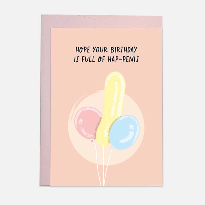 Happenis greeting card for wholesale by Kaart Blanche