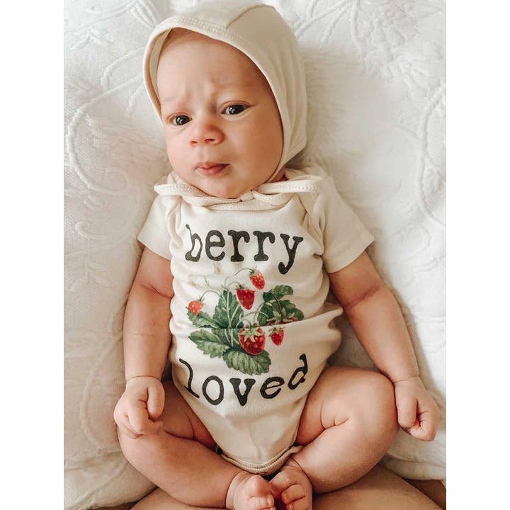 „Berry Loved“ Karo-Body mit kurzen Ärmeln für den Großhandel von House Of Luna