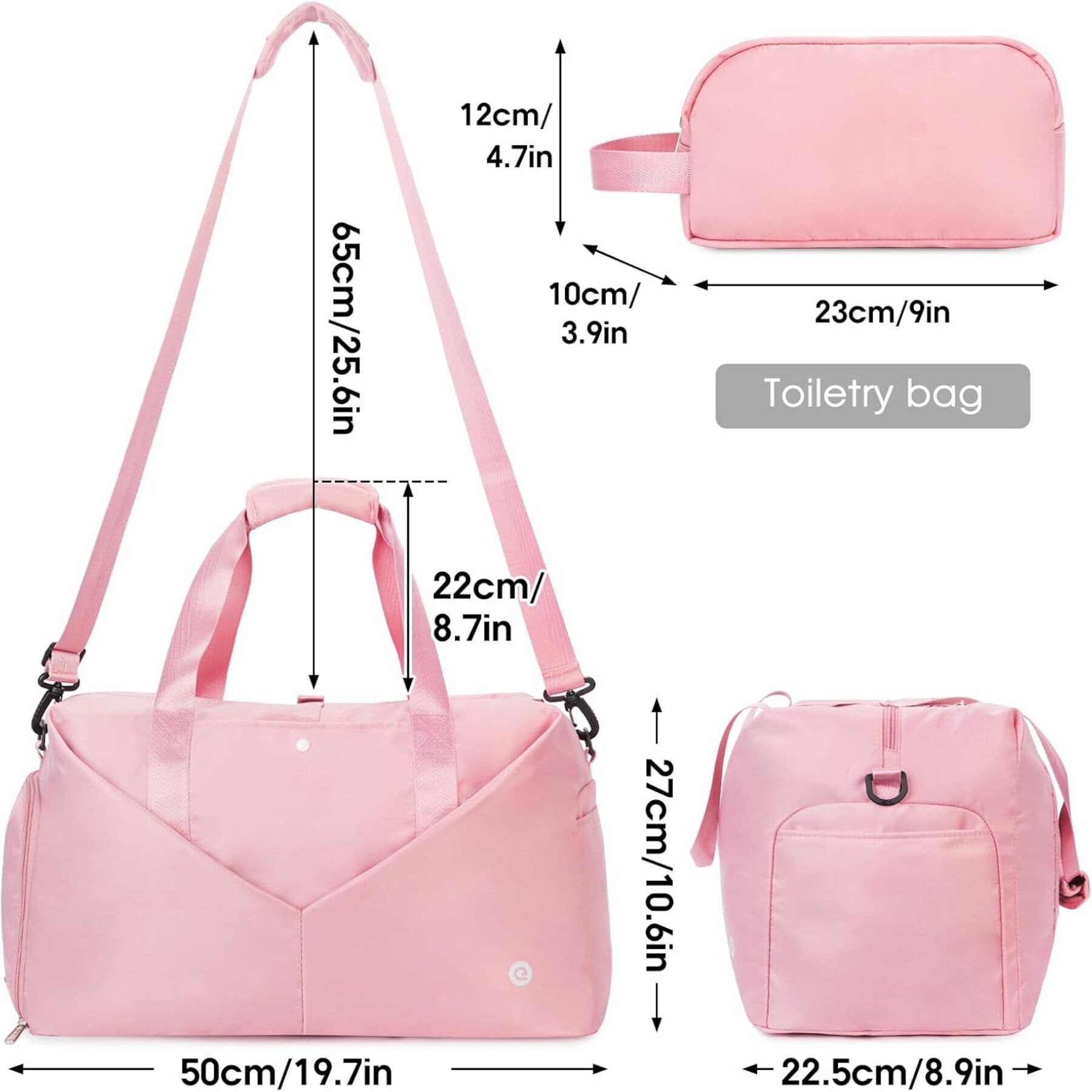 wandf – Großhandel Weekender-Tasche – Damen – Ceneda 20" Sporttasche mit Nassfach und Schuhfach41