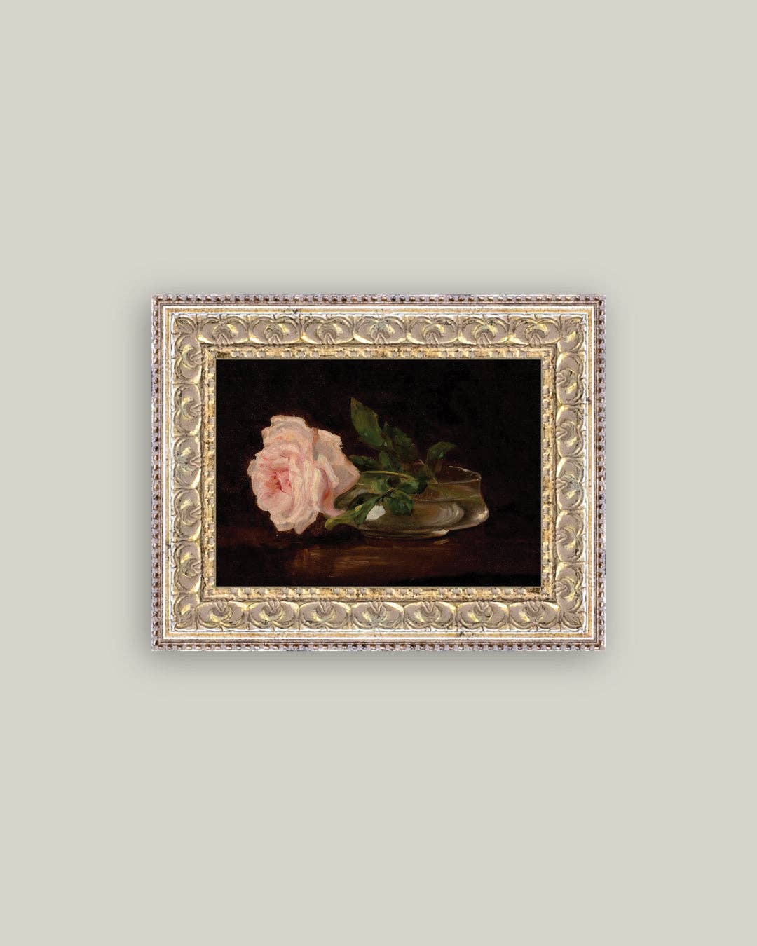 Petal Lane Home - Wholesale Art Print - Still Life with Rose Framed Antique Art0