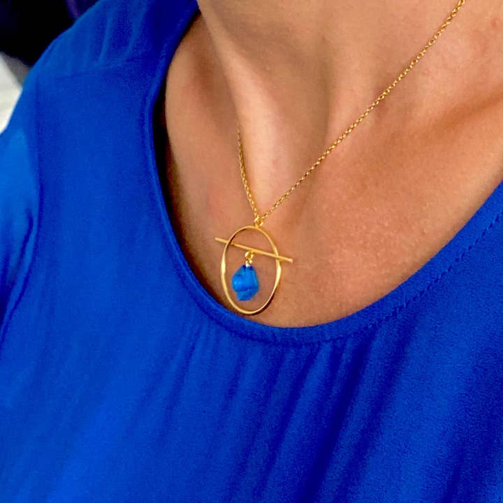 Brique d'Oreille - Wholesale Pendant/Charm Necklace - Geometric necklace with a Lego brick - Les Astucieuses